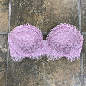 Lavender 32 C Strapless Bra